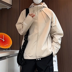 JK5010/P70春装新款个性冲锋衣夹克男潮上衣百搭外套，男装夹克，电商A141