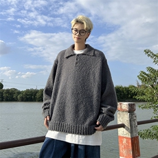 高级感毛衣男冬季慵懒风情侣针织衫，男装针织衫/毛衣，星座716-4