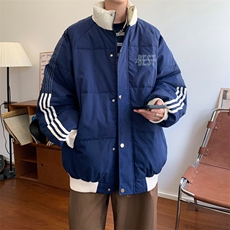 ！2024冬季新款男士立领棉衣潮牌撞色棉服外套MY201特P80，男装棉衣，电商B220