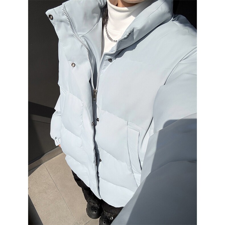 现货高品质美式冬季重磅三防加绒加厚羽绒棉衣立领厚外套棉服,男装棉衣,电商A486