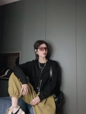 4色拉链卫衣ＭL，女装卫衣/绒衫，可纳奇