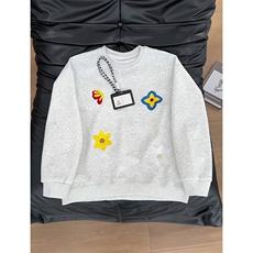 350g重磅华棉时尚潮流花卉刺绣卫衣男W24583-特P38建议零售价98，男装卫衣，电商A001-1