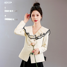 小香风气质女神范高级感御姐西装外套2023年春夏季，女装西装，火爆靓佳人