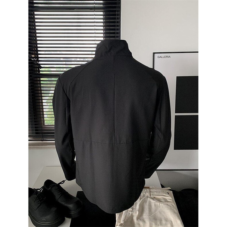 春夏款高品质冰感速干防晒服休闲户外运动外套透气弹力机能风夹克,男装防晒衣,电商A443