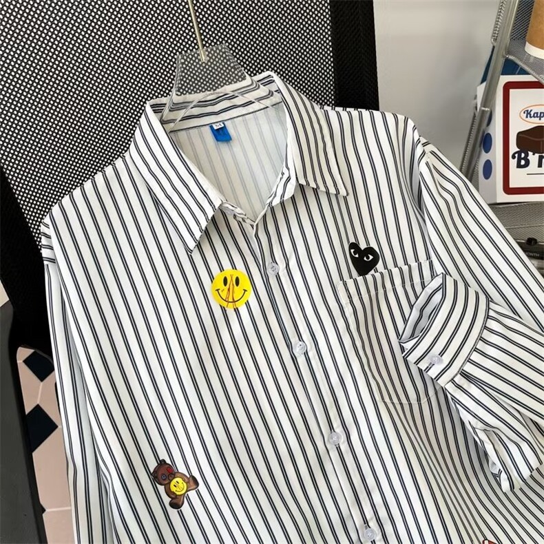 简约潮男青春流行春季新款潮流日常日系五分袖衬衫百搭W7247-P38,男装衬衫,星座512-2