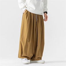 秋冬新款大码日系复古阔腿裤直筒工装休闲裤风潮K267/P70，男装工装外套，电商A221A