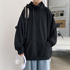 连帽卫衣男女新款宽松慵懒风百搭韩版潮牌痞帅炸街外套WY008-p45，男装卫衣，星座1008