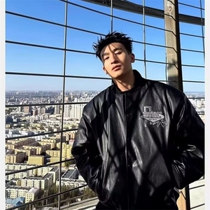【有货】DJ21-P75美式复古皮夹克外套男2026新款潮牌男装皮衣服