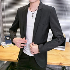 2021韩版新款小西装男士花色单西外套型男夜店西服男潮XF807-P70，男装西服，星座217-4