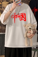 Q11199-P30春夏季七分袖t恤男大码五分袖男短袖中袖，男装T恤，电商A040