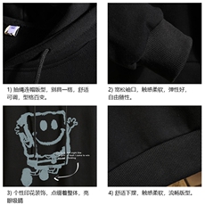 WY2245-P35纯连帽卫衣男大码运动帽衫宽松薄砖墙，男装卫衣，电商A040A