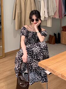 2023现货新款气质高级温柔淑女显瘦连衣裙图片