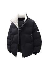 新款大码冬季棉袄外套棉服休闲加厚保暖立领宽松A436-562-P95，男装棉衣，电商A436
