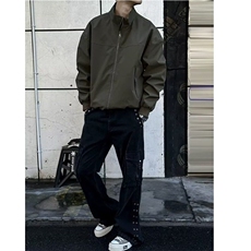 美式教练夹克男秋冬特氟龙三防宽松冲锋衣飞行外套潮W6713/P68，男装夹克，星座506