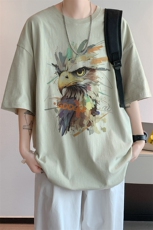 已注册/夏季内景休闲宽松短袖T恤男潮重磅大码打底衫DT00586/P25，男装T恤，电商B316