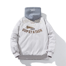现货三色带帽可拆卸秋冬飞行服棉服情侣装夹克，男装棉衣，电商A105