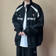 现货新款刺绣立领夹克外套男潮牌时尚休闲上衣A351-AW2518-P110，男装夹克，电商A351