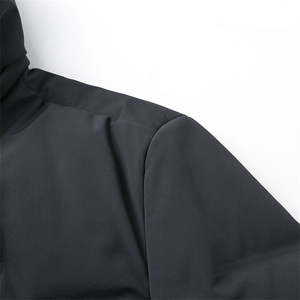 男士中长款羽绒服可脱卸帽中年爸爸装羽绒休闲外套ALXB803-P335图片
