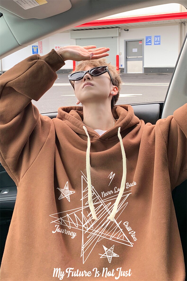 连帽卫衣男大码胖子帽衫大号运动服WY2456-P35,男装卫衣,电商A040