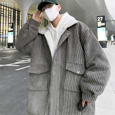 男款冬季羊羔毛加厚加绒冬装棉衣羊羔绒外套M9818P120控158，男装棉衣，电商A157