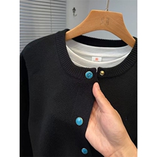 1506-1/Z50161/P74棒球服外套男2025冬新款简约针织开衫夹克上衣，男装夹克，星座1506-1