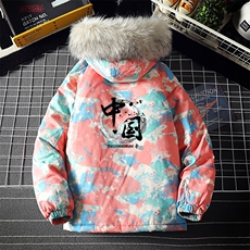 MC49134-P135日系潮衣男大码派克服男工装服外套袄，男装棉衣，电商A040A