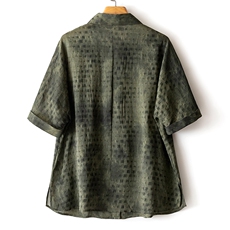 新款简约气质百搭短袖衬衫女宽松休闲上衣，女装衬衫，瑞上羊绒