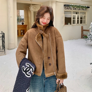 皮毛一体B85-P205-K307，女装皮草，浙宝191（原浙宝008）