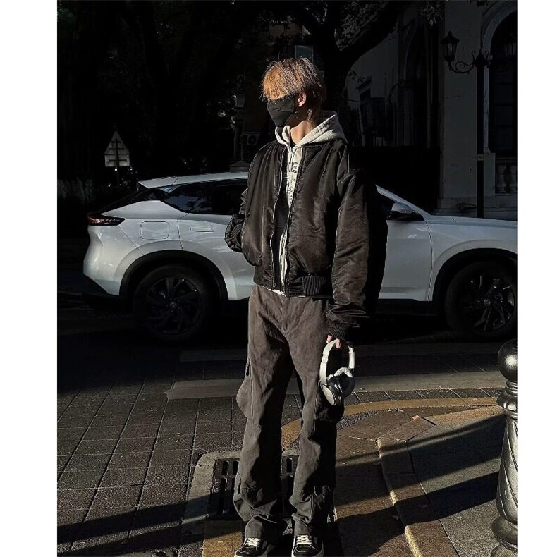 【有货】双面穿bomber夹克飞行员棉服外套MY9023特P100,男装夹克,星座908-1