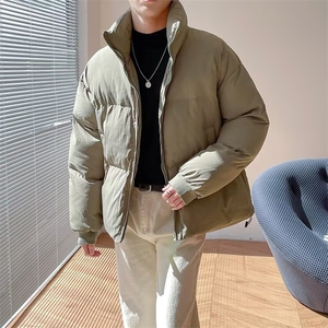 冬季轻熟风男轻薄保暖外套男装立领短款棉服加厚上衣 A20图片