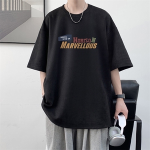 麂皮绒短袖t恤男大码半袖男  JD82384-P25图片