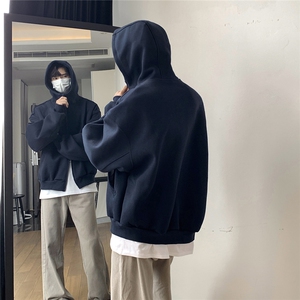 现货 8加厚cleanfit 美式休闲重磅480G短款开衫卫衣TTTB05-P98图片