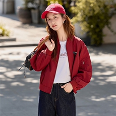 宽松短款棒球服女2026秋季新款小个子显瘦休闲拉链夹克外套，女装短外套，梦懿尔