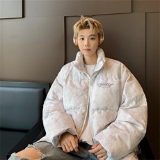 冬季扎染复古港风美式棉衣LM003-P98控138，男装棉衣，星座307A