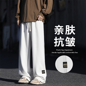 休闲长裤男秋季新款百搭裤子宽松卫裤WK89-1常规特批28加绒特批33图片