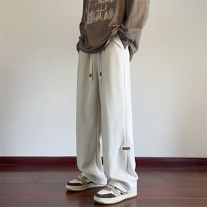 秋季新款休闲裤男宽松运动裤木棉绒卫裤 K7764-P45 控68图片