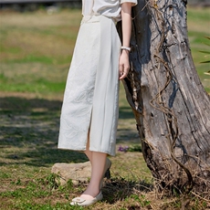 2025年夏季宽松新中式复古高腰提花半身裙，女装半身裙，火爆靓佳人