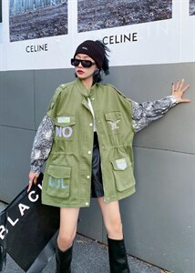 贴标大外套十拿十补图片