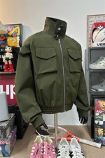 主推春装飞行服冲锋衣夹克短款外套男装25春季拉链衫上衣S380特78，男装夹克，电商A233-1