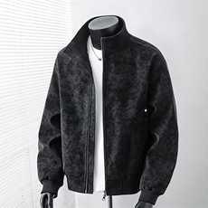 2026春季新款得物品质休闲皮夹克飞行服皮衣男防外套26183-60，男装夹克，星座1402-2