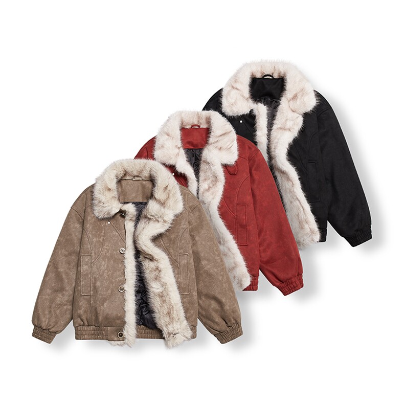 新标90白鸭绒2025座山雕烫金麂皮绒时尚潮流羽绒服YR6071-P245，男装羽绒服，电商D240-242