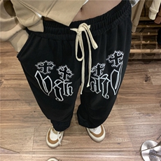 美式vibe风裤子ins高街休闲裤男直筒裤X5567-p55限69，男装休闲裤，电商A061-1
