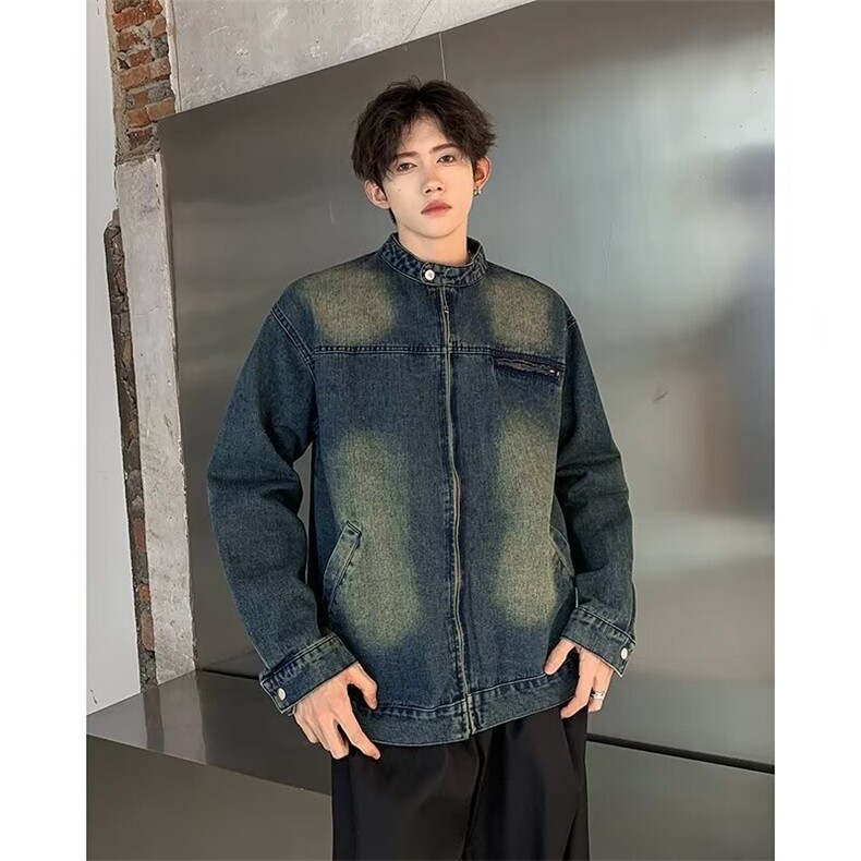 秋季新款美式复古夹克水洗外套QB01P80,男装夹克,星座1116-2