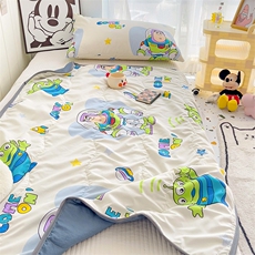 儿童夏凉被超柔水洗洛卡棉童被，被套/被芯，一起卖家纺