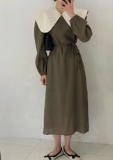 可脱卸两件套连衣裙，女装连衣裙，驿谷