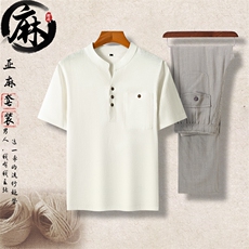 白色衣+浅灰裤