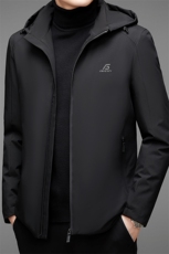 白鸭绒羽绒服男连帽冬季保暖宽松气质羽绒外套男装AJY828518-P220，男装羽绒服，电商B212（原钱塘6029）