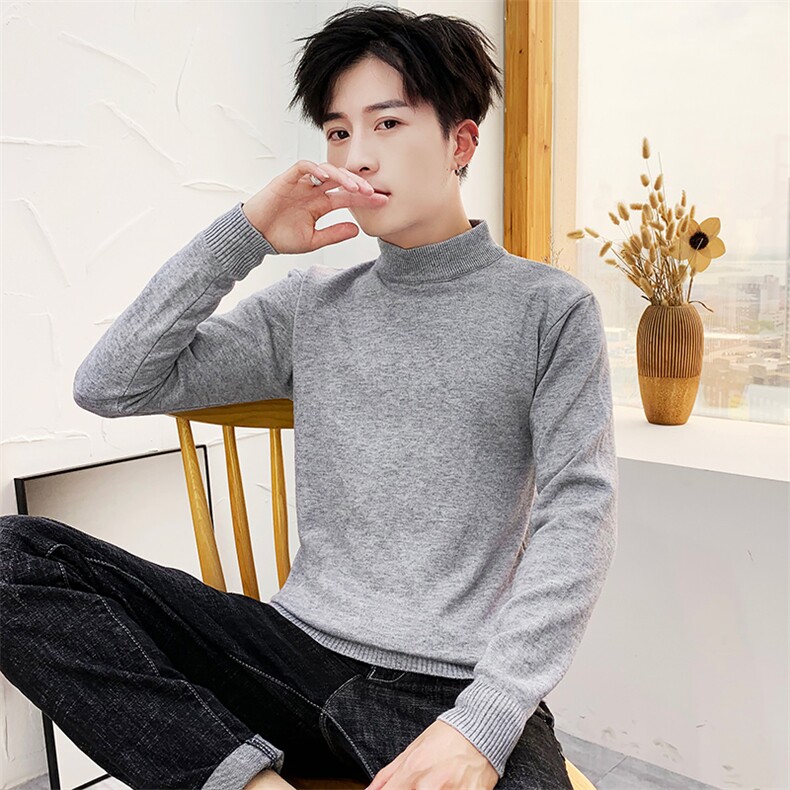男跑量新款半高领针织衫毛衣时尚帅气1018-M001-P19-4XL-5XL-P22,男装针织衫/毛衣,星座1018