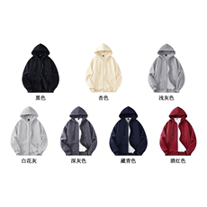 抖音得物高品质二开26春装美式高街结构硬挺宽松连帽卫衣开衫外套，女装短外套，电商A486-1