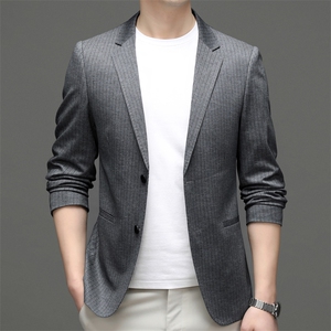 M5558-1钱塘2020-3春夏新款男士休闲西服简约百搭外套货稳P135图片